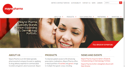 Desktop Screenshot of maynepharma.com